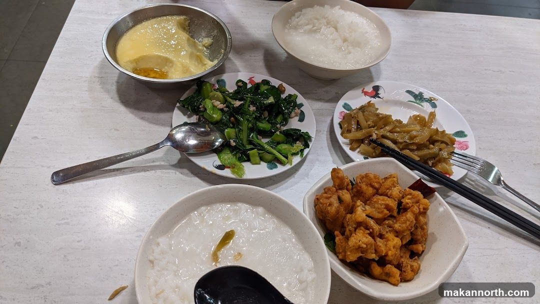 Table with various dishes