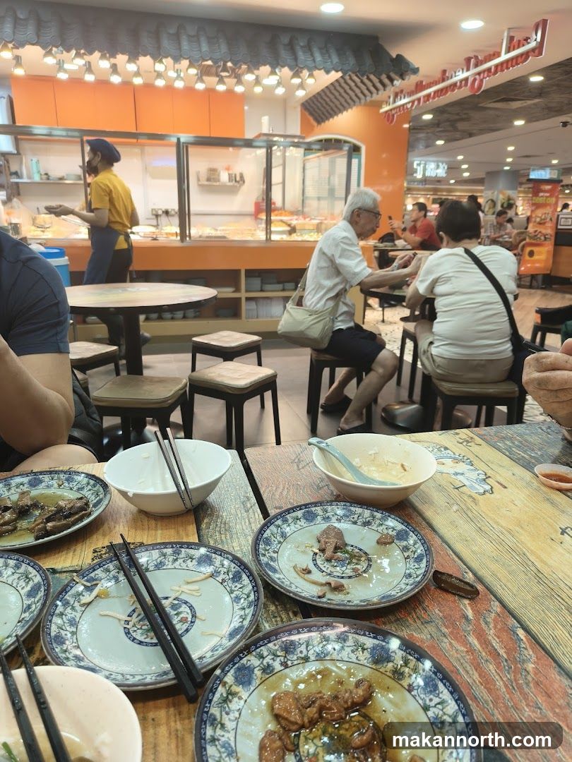 Diners at a Food Stall