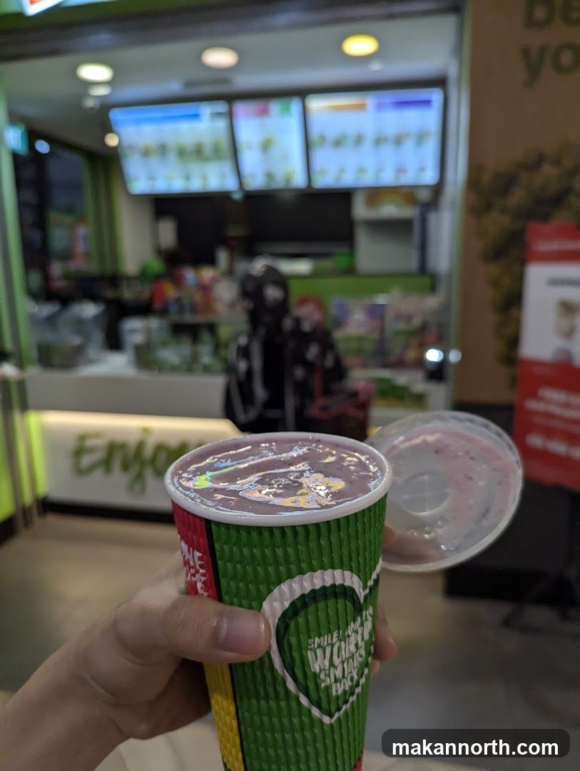 Smoothie Cup and Storefront