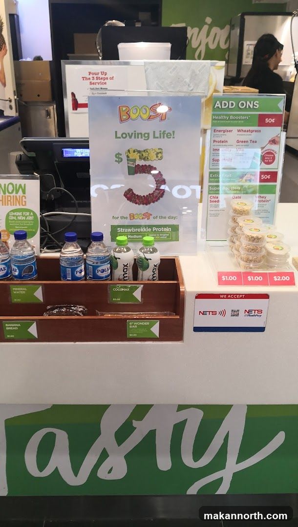 Boost Juice Counter