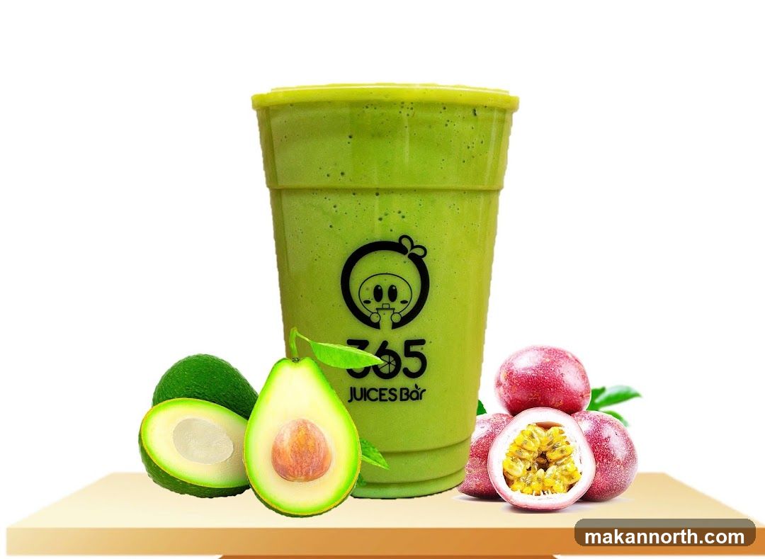 Avocado and Passion Fruit Smoothie