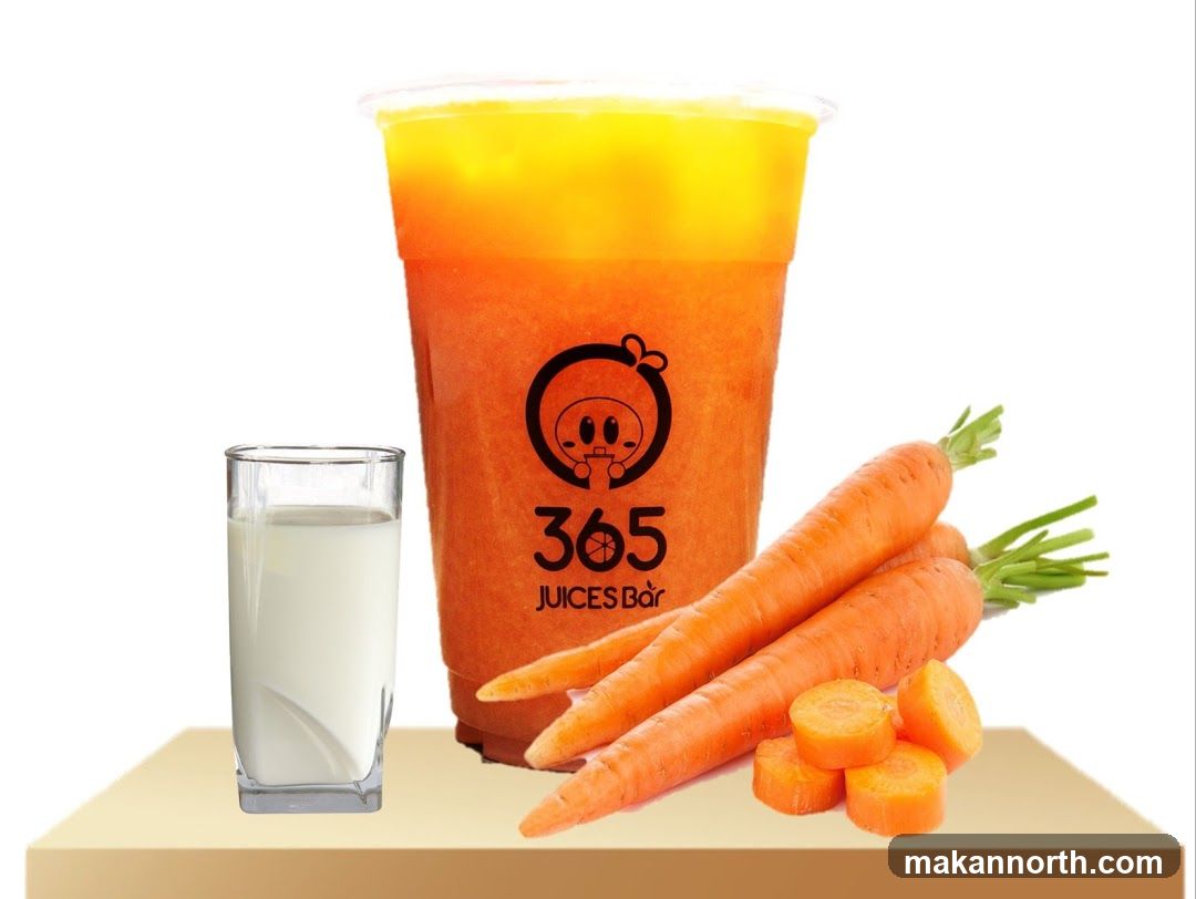 Carrot Juice with Milk