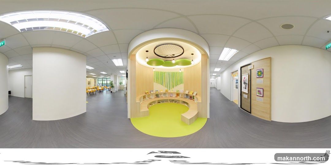 Interior of a modern learning space
