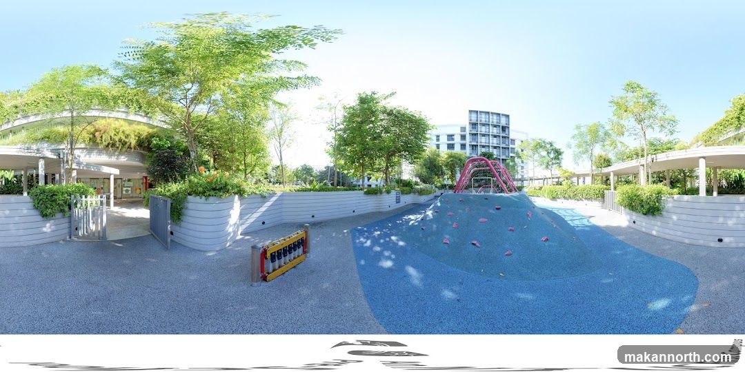 Outdoor Playground and Building