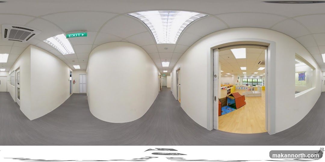 School Hallway and Classroom