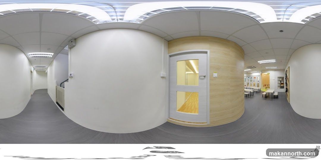 Interior of a modern building