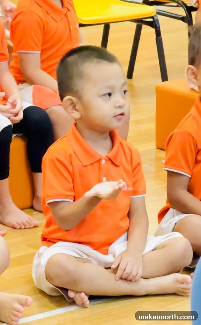 Children in Orange Uniforms