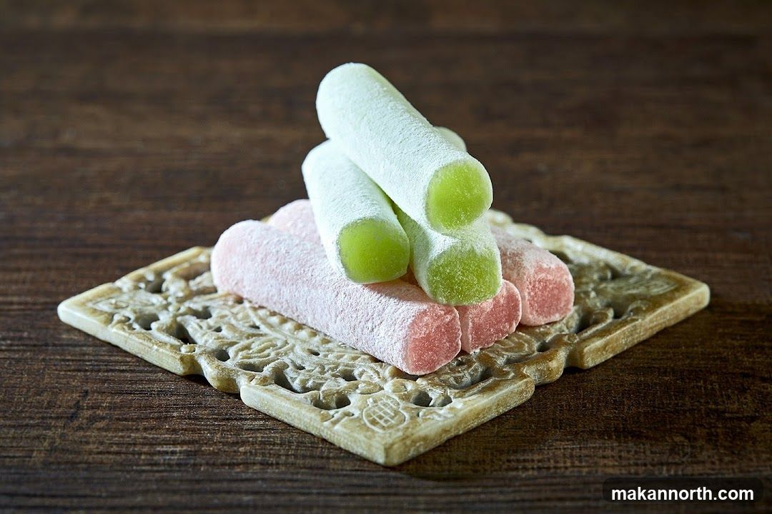 Candies on a decorative plate
