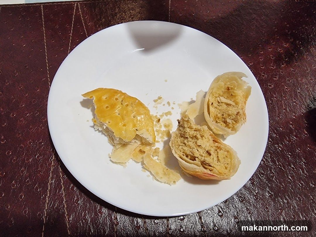 Broken Pastry on Plate
