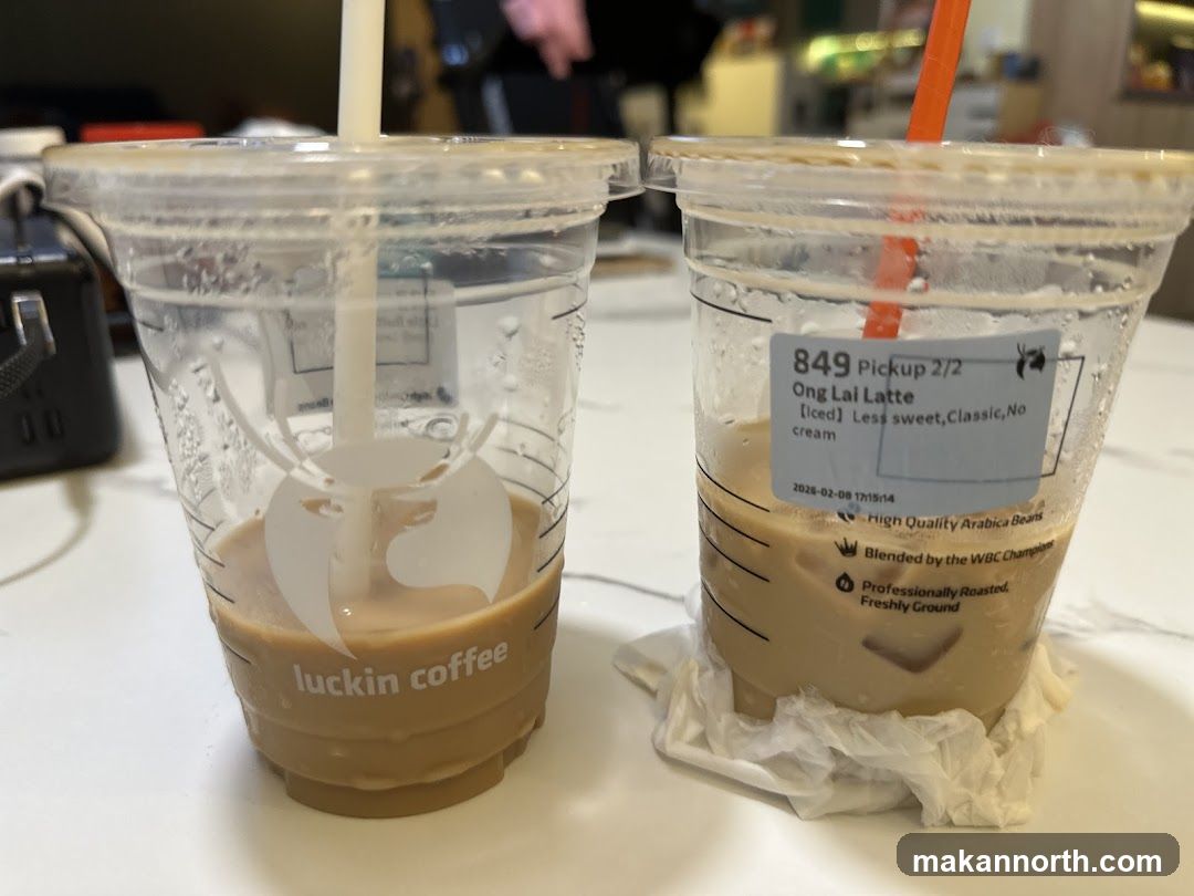 Two Iced Coffee Drinks