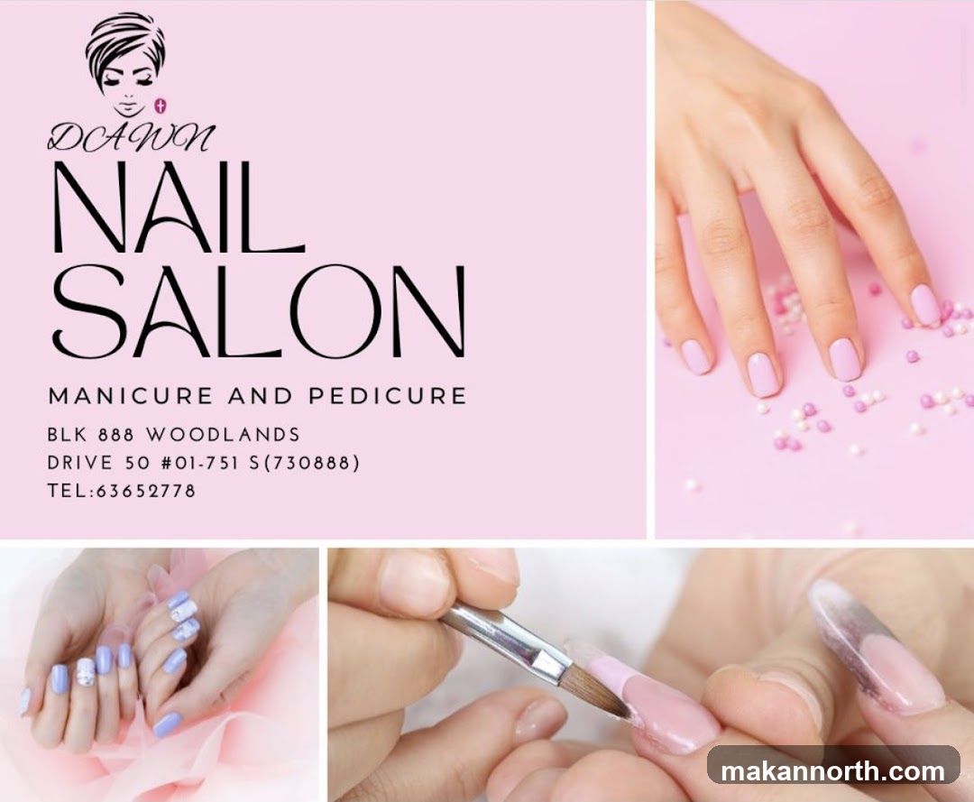 Dawn Nail Salon Advertisement