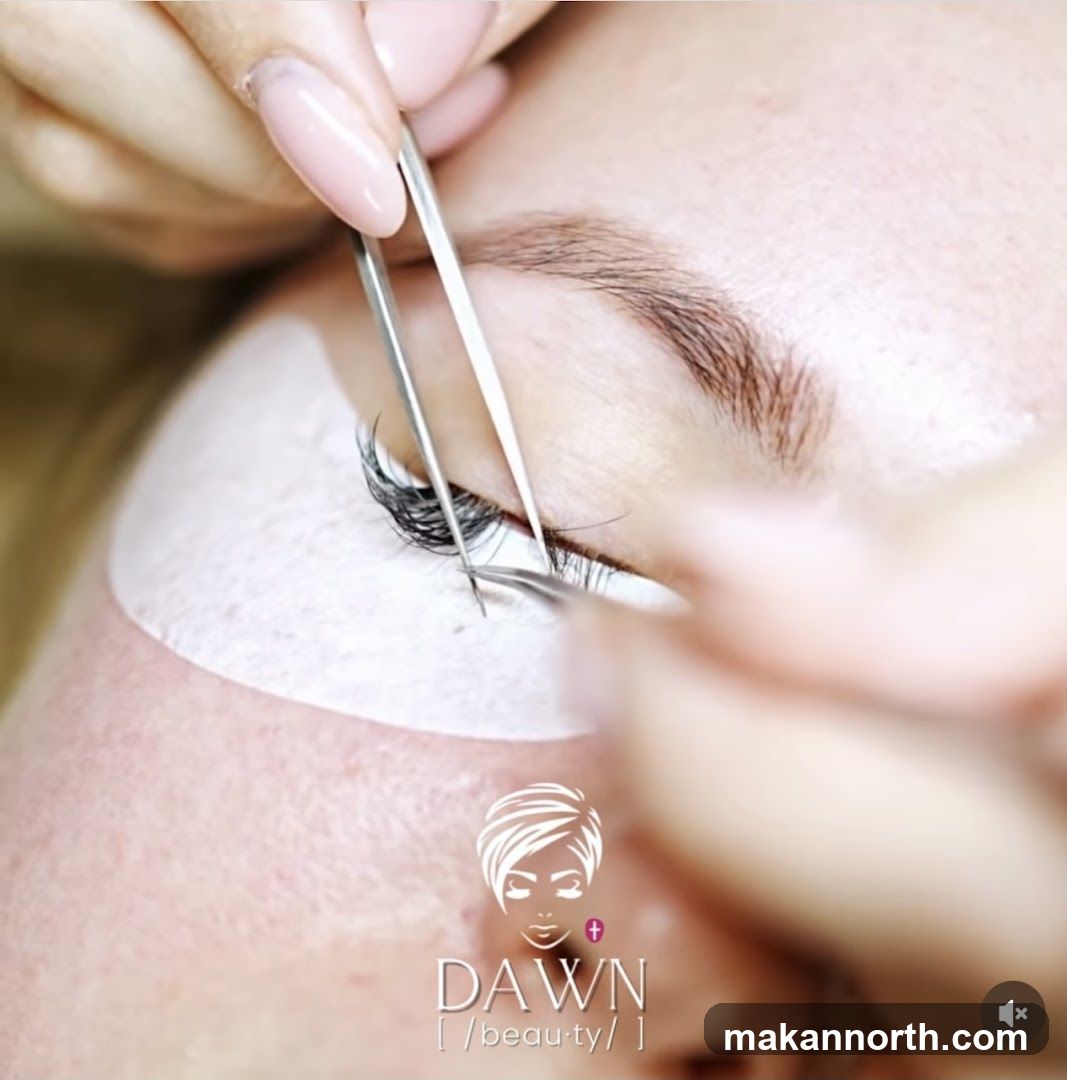 Eyelash Extension Application