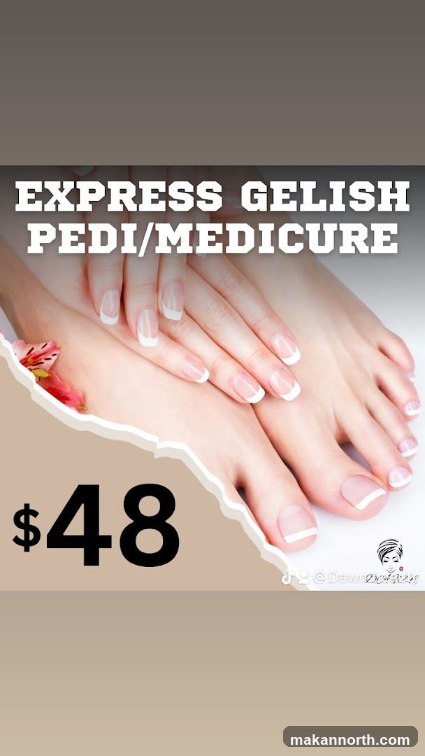 Express Gelish Pedi/Pedicure