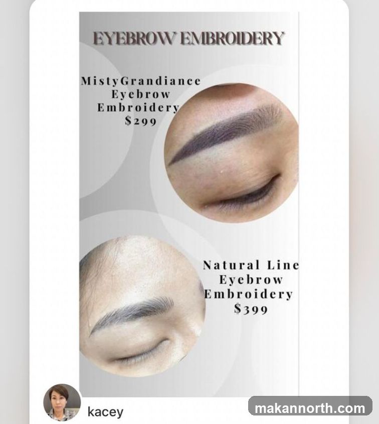 Eyebrow Embroidery Services
