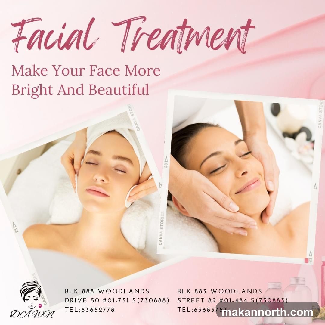 Facial Treatment Advertisement