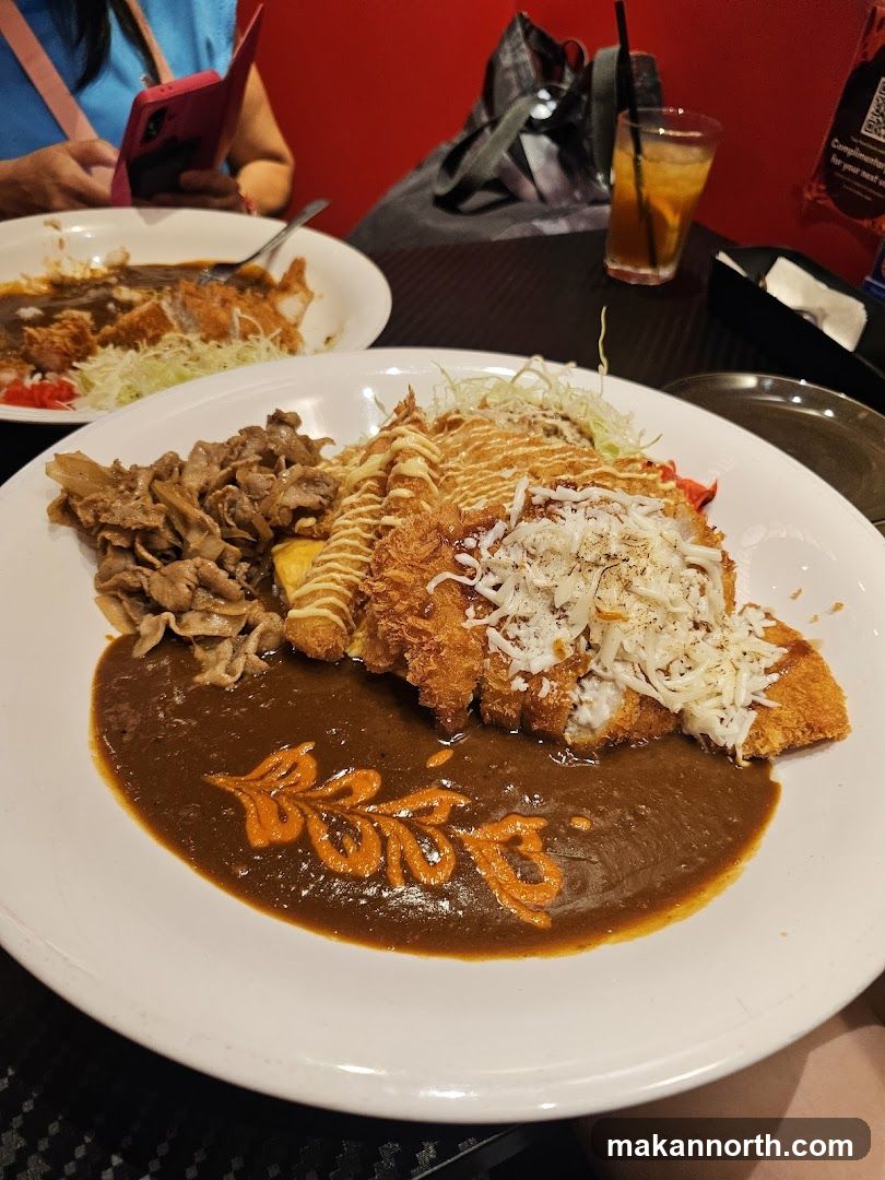 Japanese Curry with Katsu and Beef