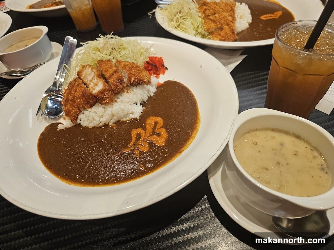 Japanese Curry with Katsu and Soup
