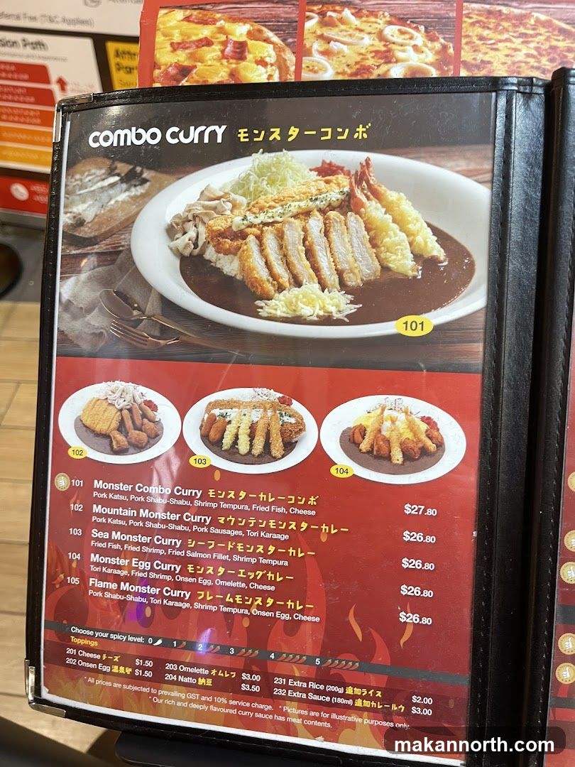 Combo Curry Menu