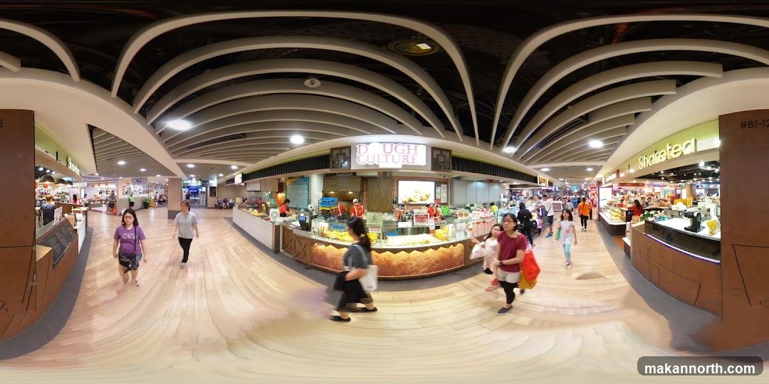 Food court with various stalls