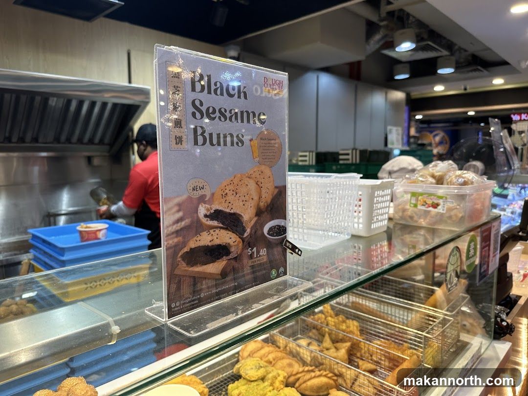 Black Sesame Buns Display