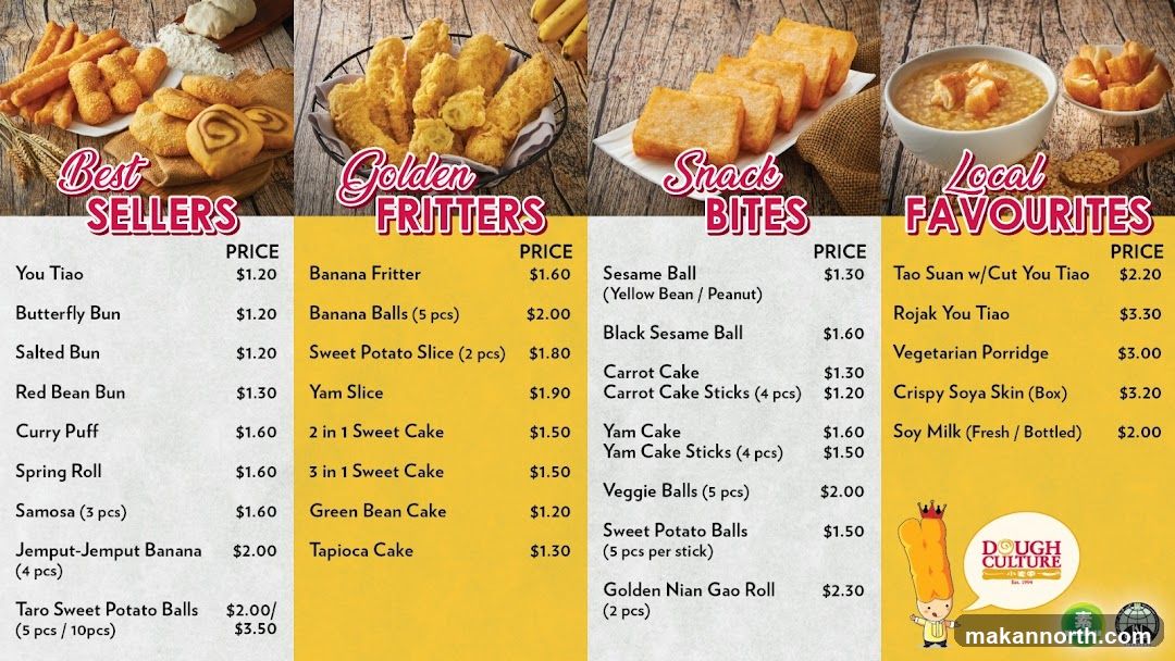 Dough Culture Menu