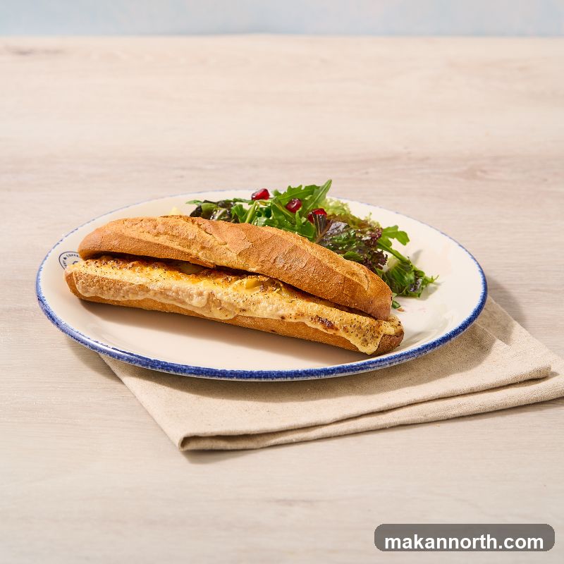 Gourmet Sandwich with Salad