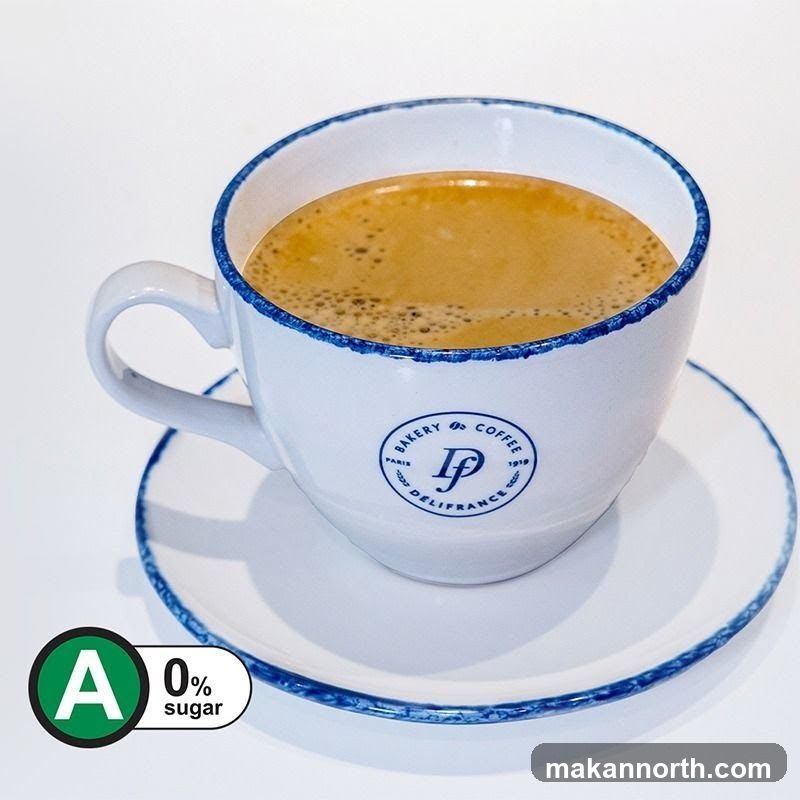 Coffee Cup with "Delifrance" Logo