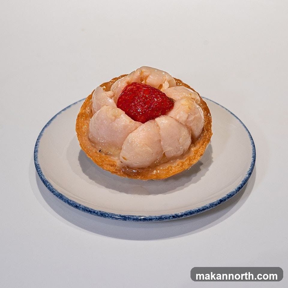 Lychee and Strawberry Tart