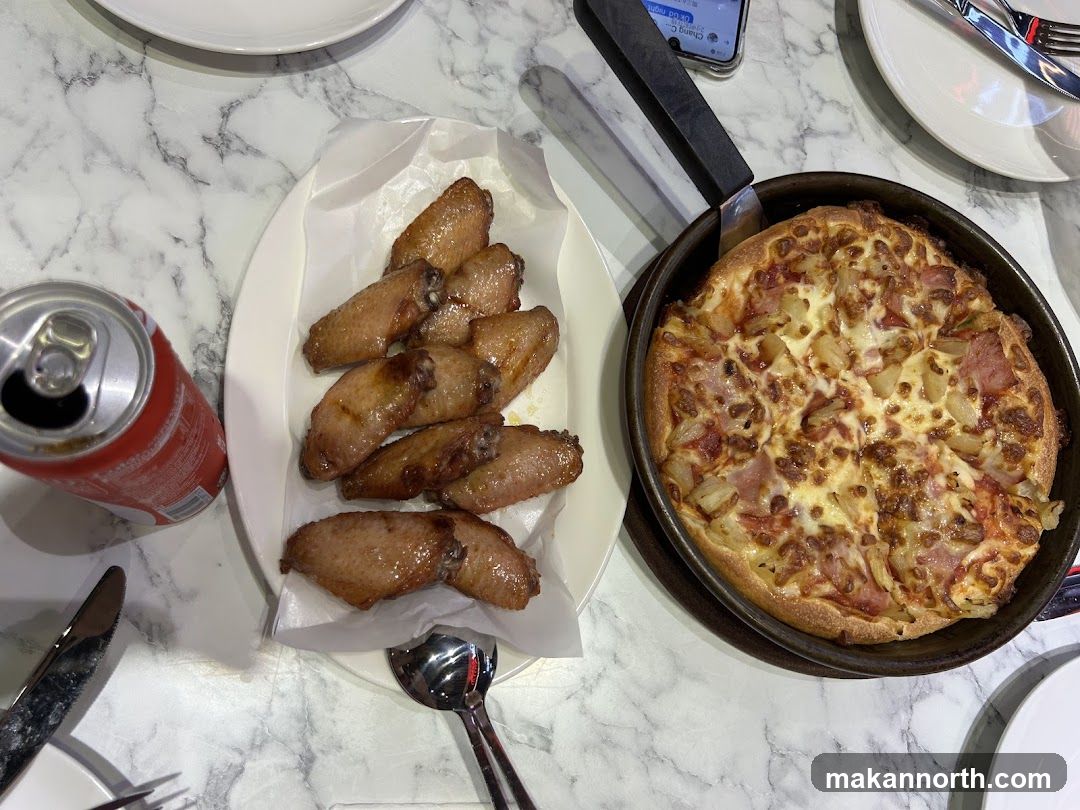 Pizza and Chicken Wings