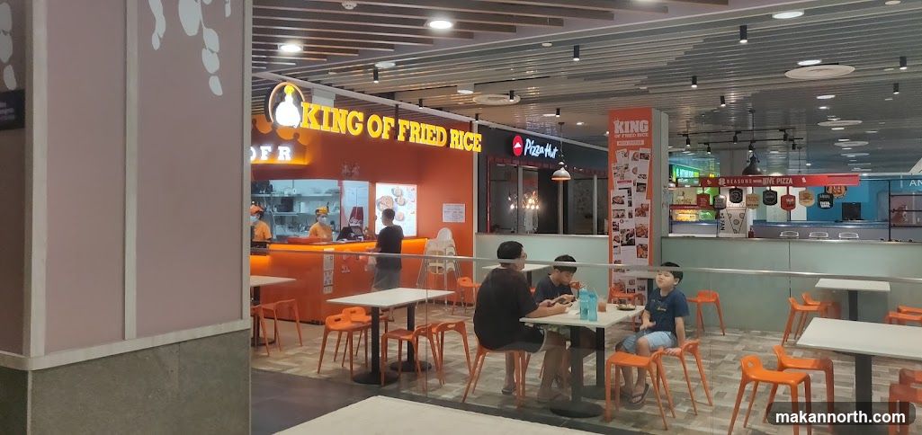 Food court with various eateries