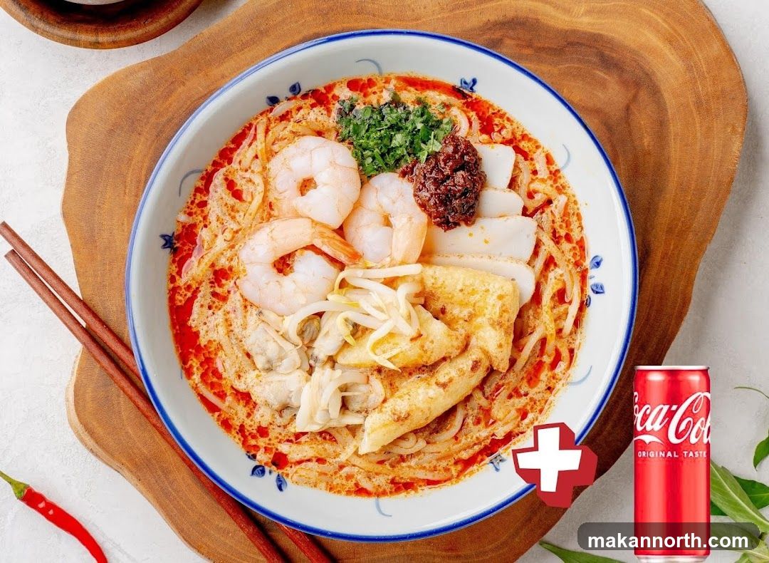 Laksa with Coca-Cola