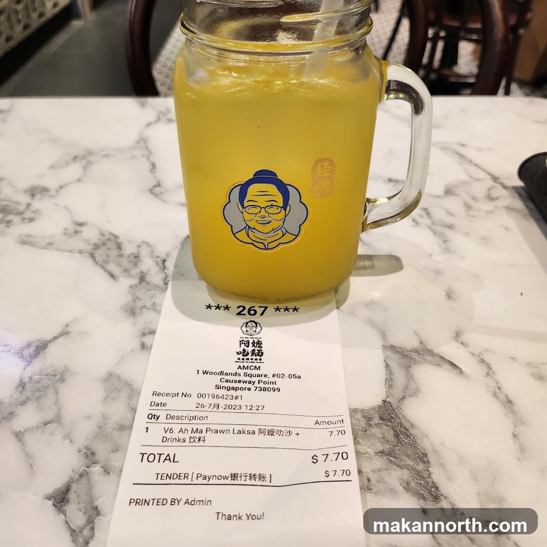 Receipt and Drink