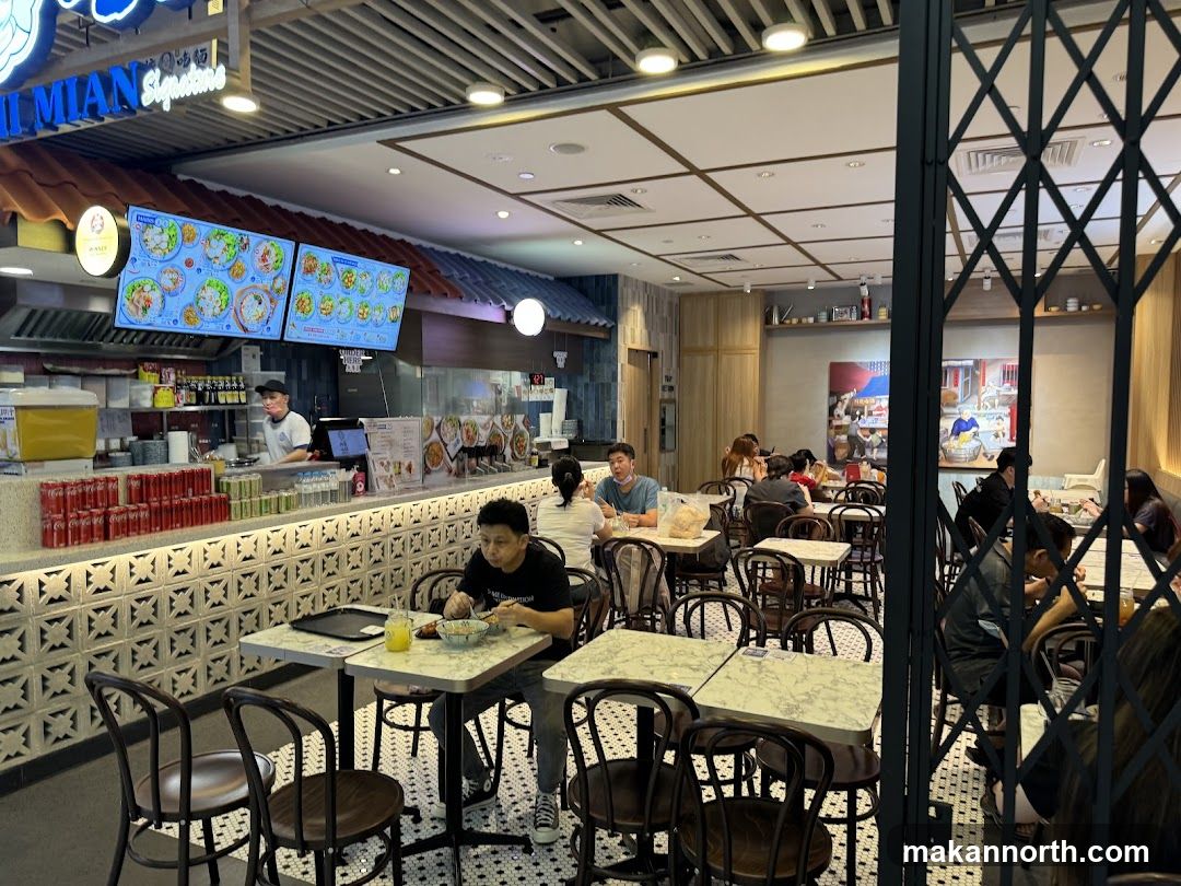 Restaurant Interior with Diners