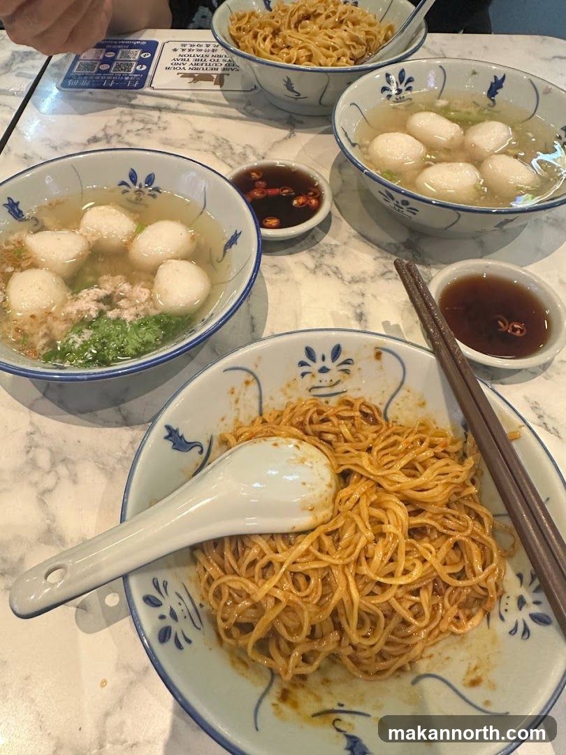 Noodles and Fish Balls