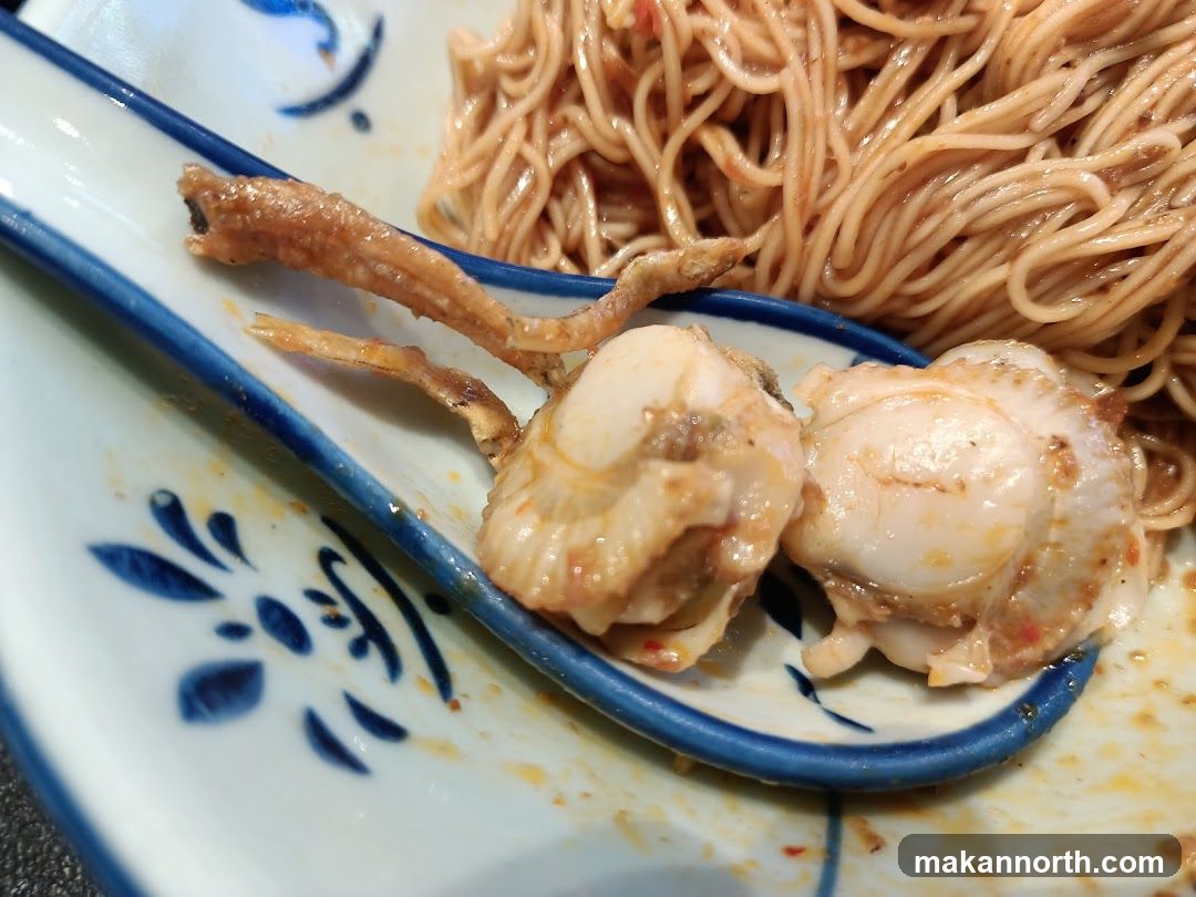 Scallops and Noodles