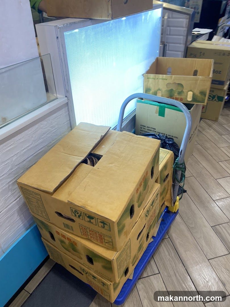 Boxes on a Cart