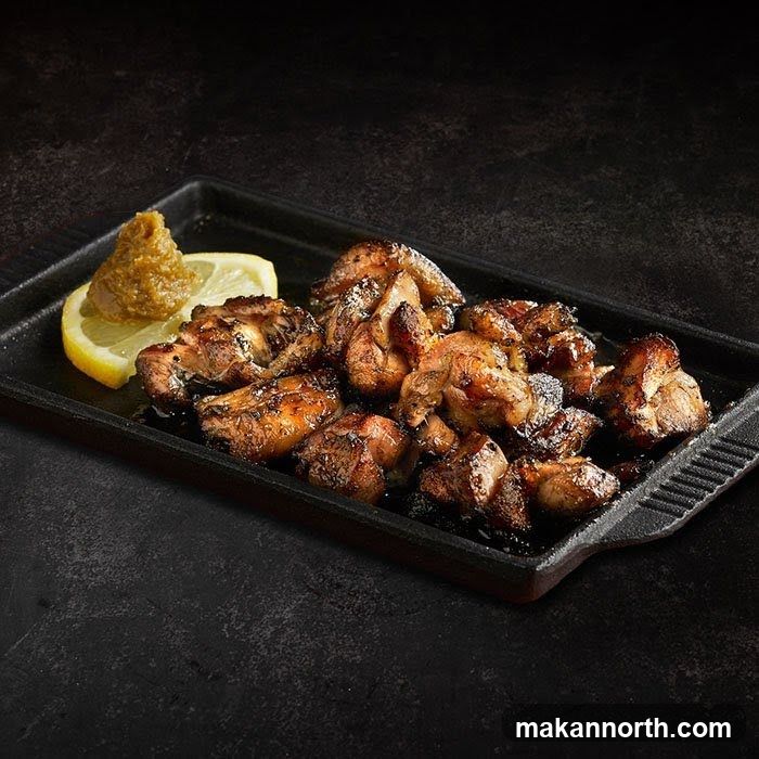 Grilled Chicken Bites with Lemon and Mustard