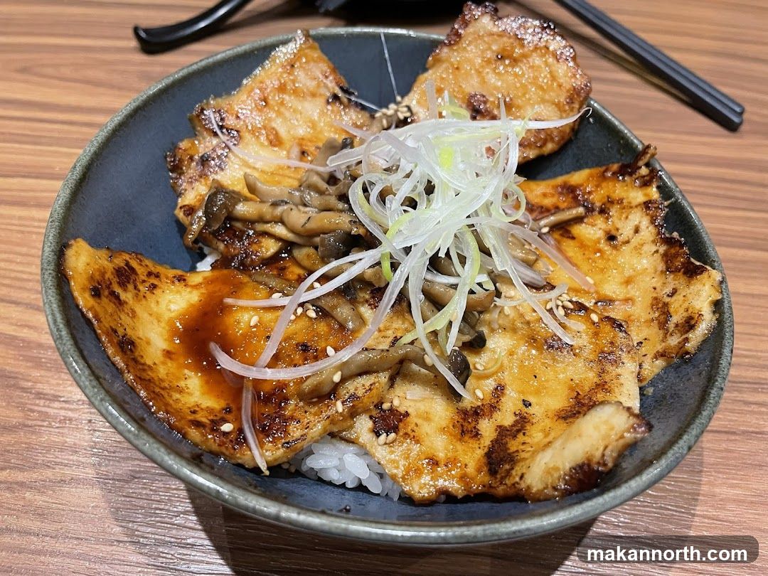Pork and Mushroom Rice Bowl