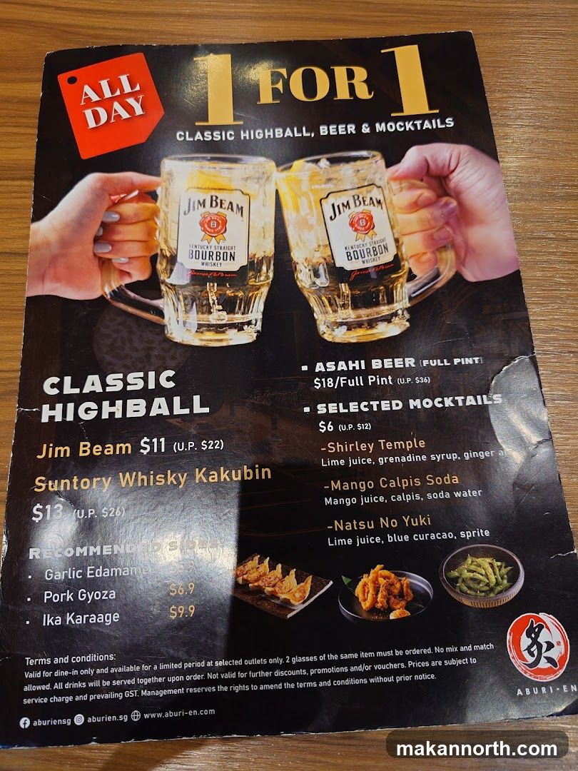 1 FOR 1 CLASSIC HIGHBALL, BEER & MOCKTAILS
