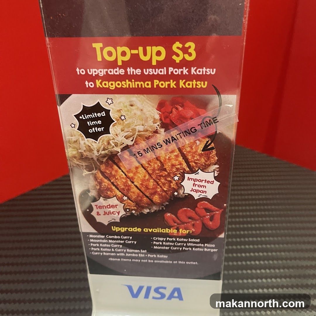 Pork Katsu Upgrade Offer