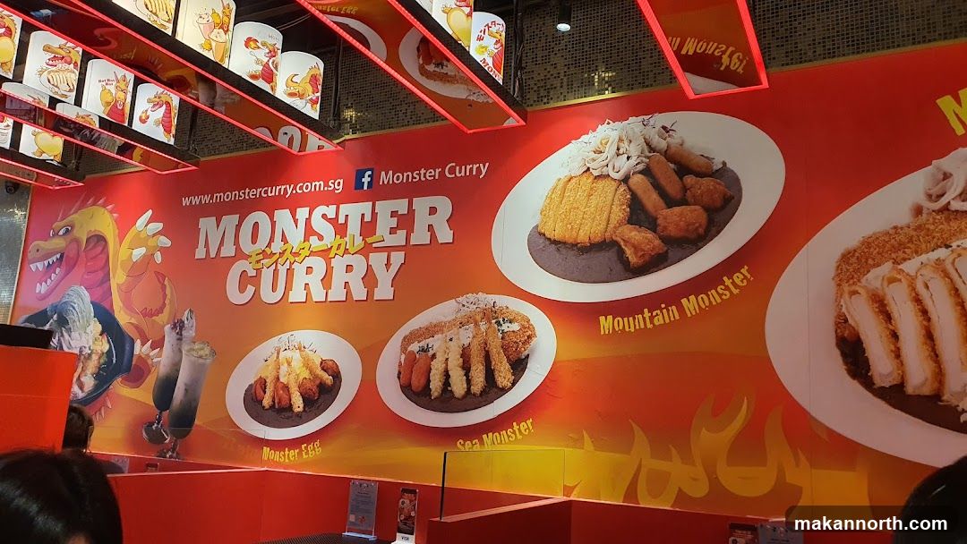 Monster Curry Menu Wall