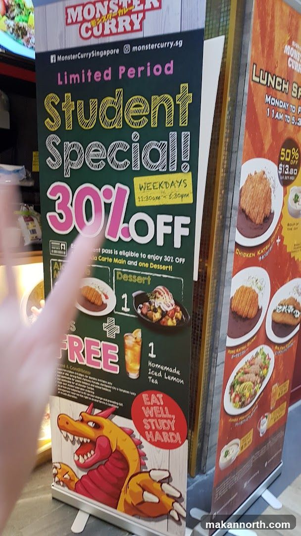 Monster Curry Student Special Poster