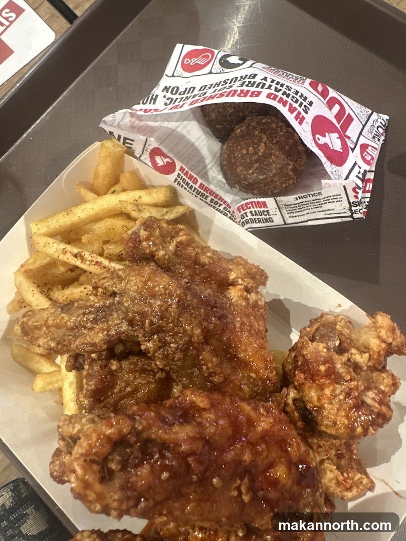 Fried Chicken and Fries