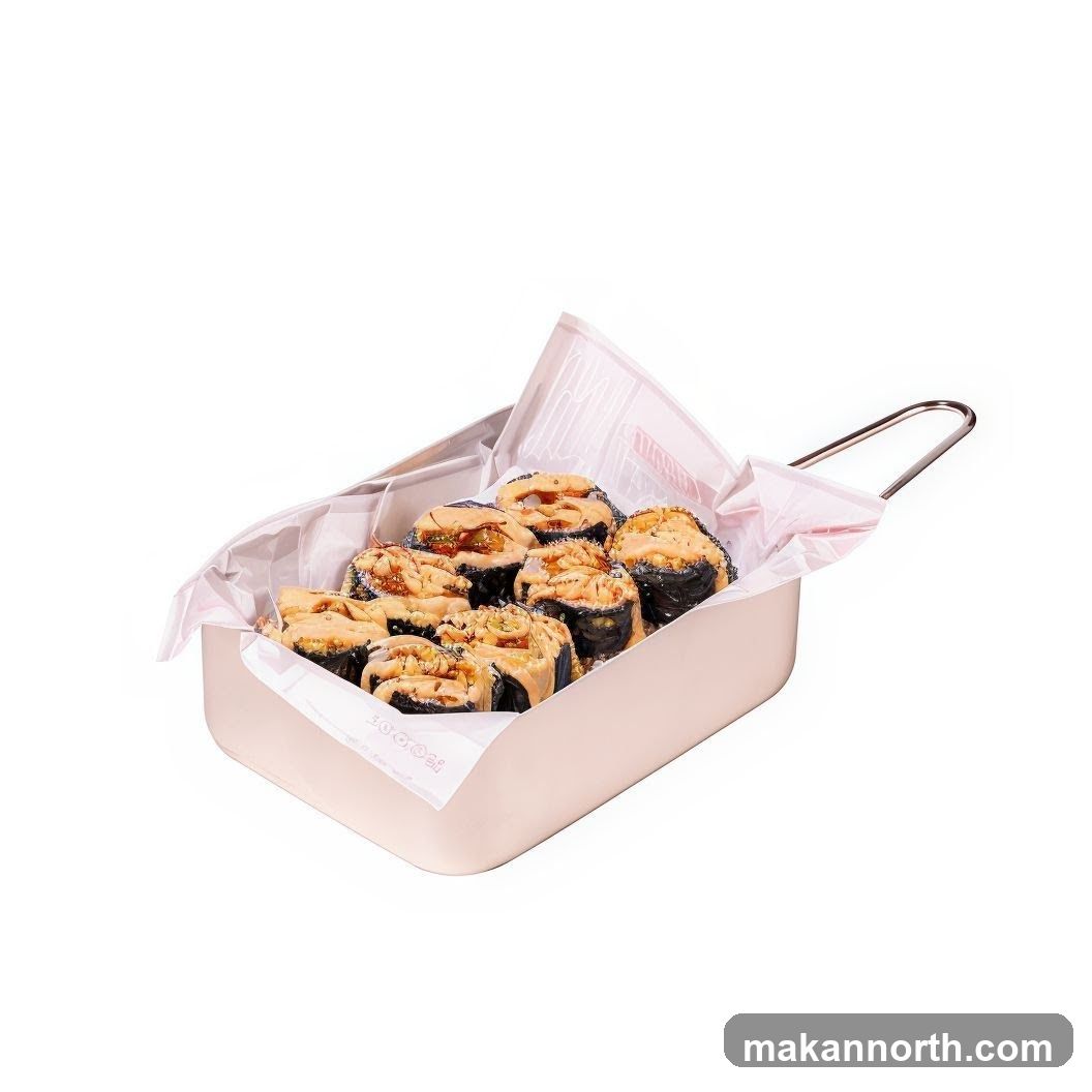 Sushi Rolls in a Bento Box