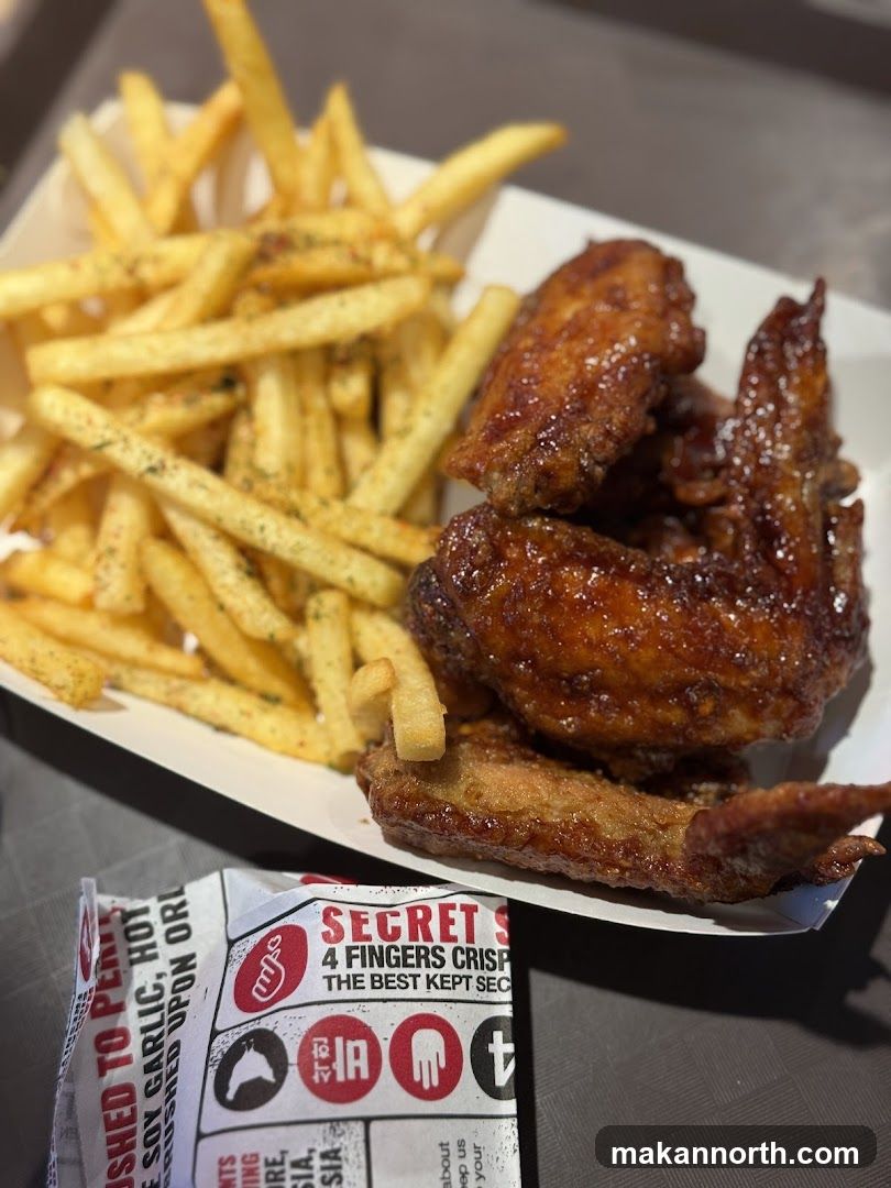 Chicken Wings and Fries