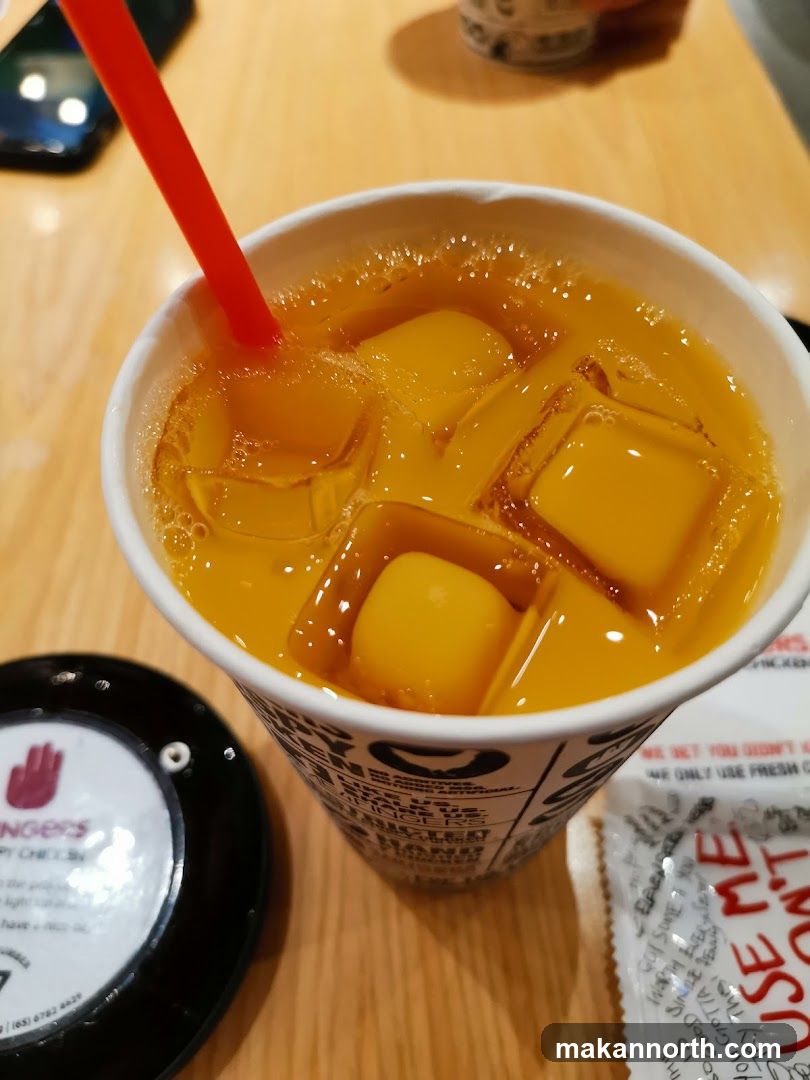 Orange Drink with Ice