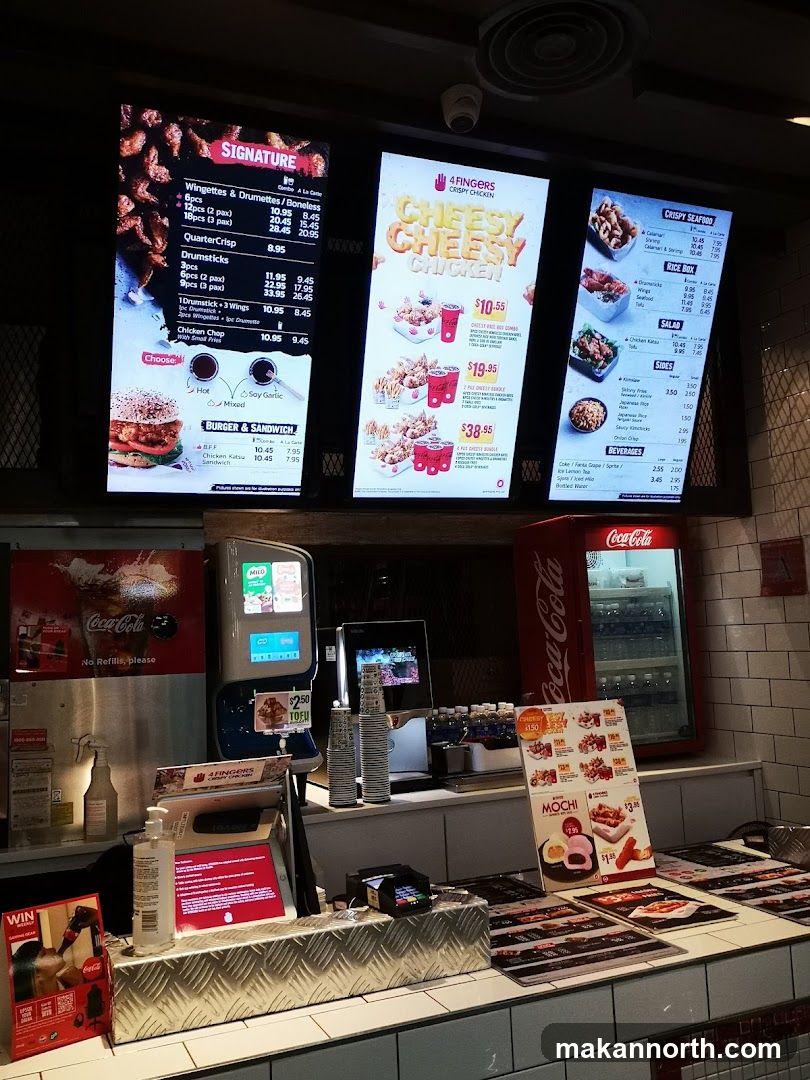 Restaurant Menu and Counter