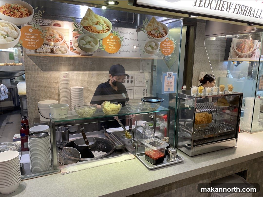 Teochew Fishball Noodles Stall