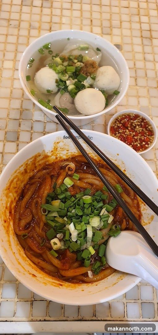 Noodles and Fishball Soup