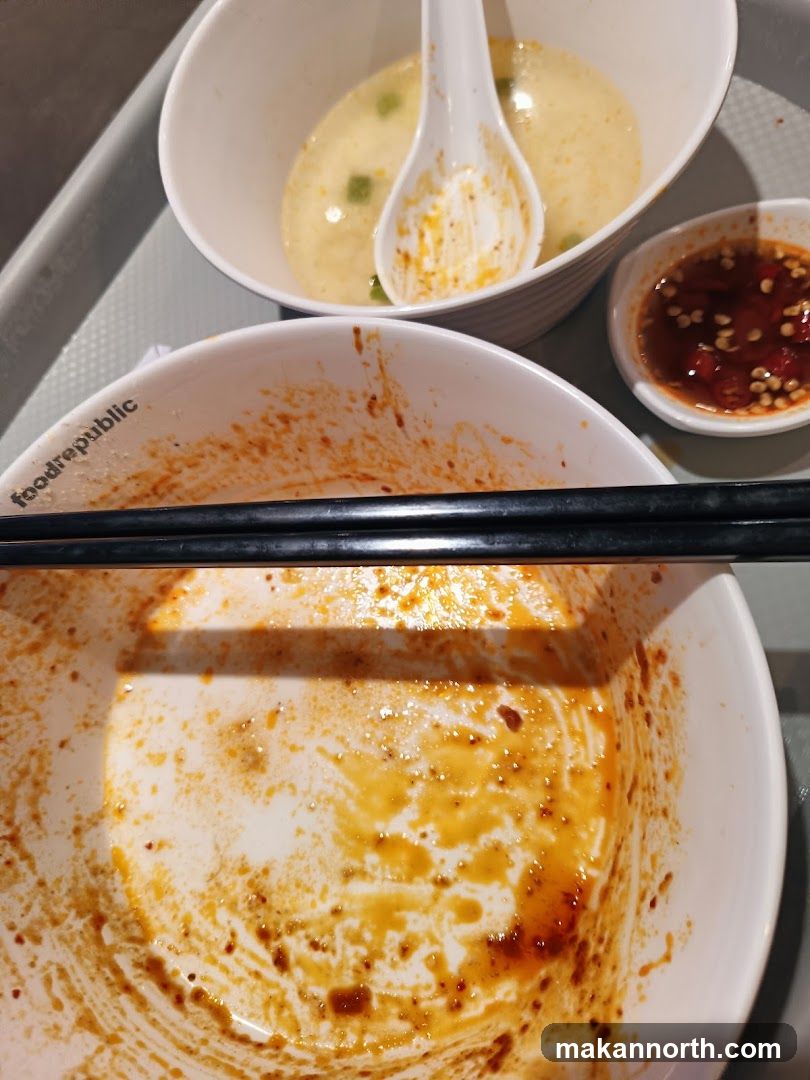 Messy Bowls and Dipping Sauce